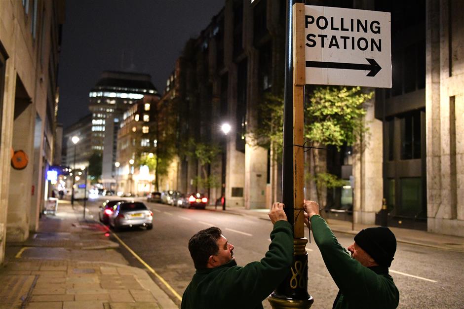 Britain votes in 'Brexit election'