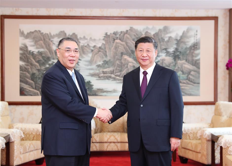 Xi hails Macau's achievements, progress