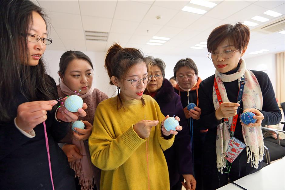 Course aims to revive temari skill in Songjiang