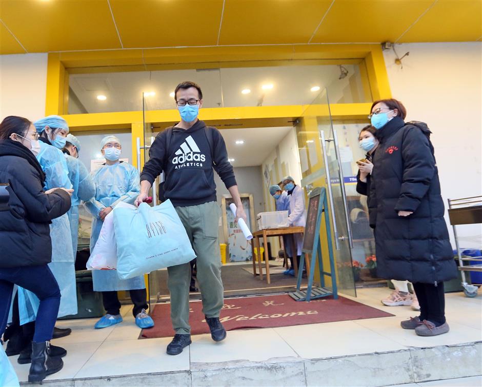 136 people discharged from isolation in Songjiang