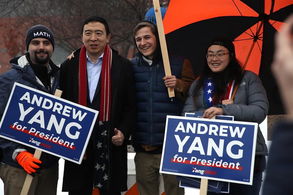 Yang announces withdrawal from Democratic presidential race