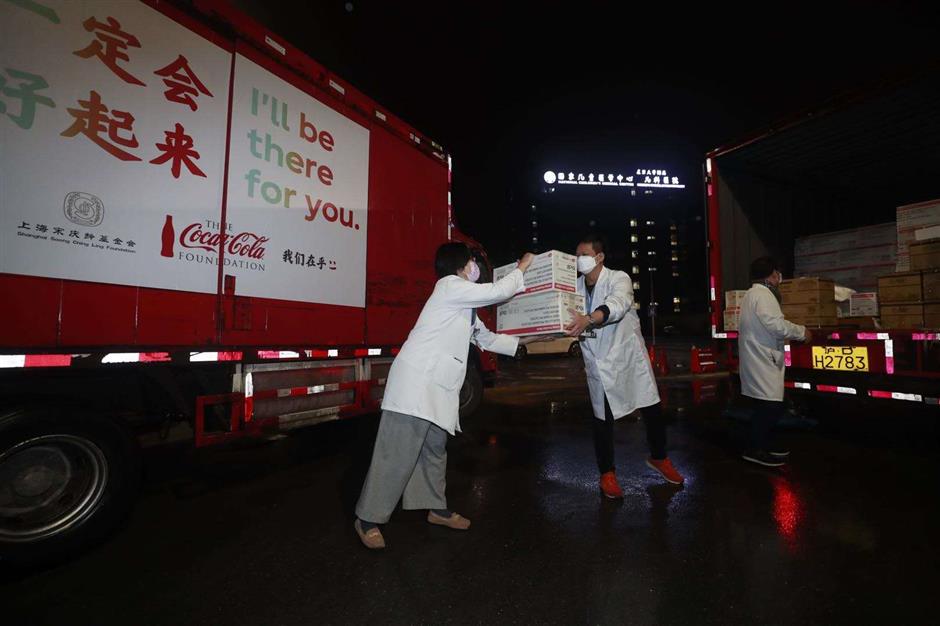 Medical Supplies Donated by The Coca-Cola Foundation Arrive at Shanghai Soong Ching Ling Foundation