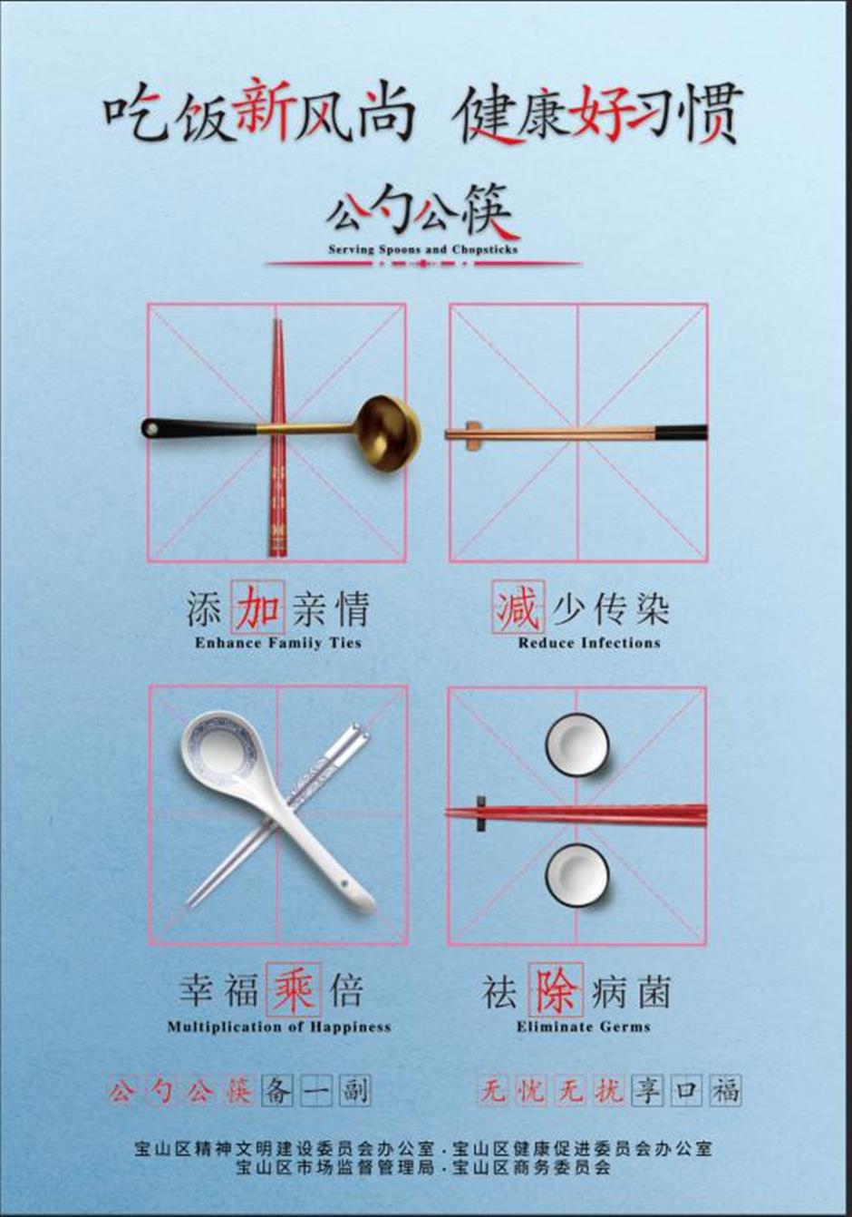 Serving utensils distributed among popular Baoshan restaurants