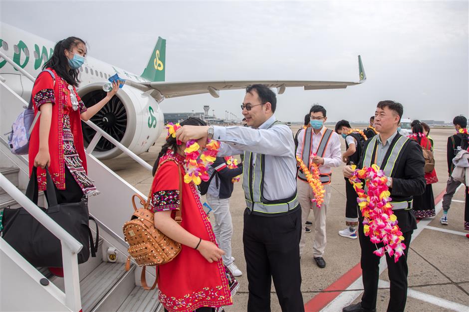 Up, up, and away for air crew students from poor counties