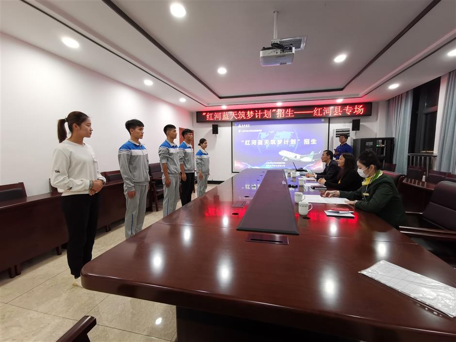 Up, up, and away for air crew students from poor counties