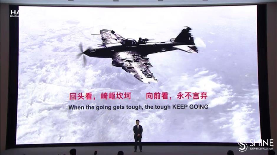 Huawei keeps going when going gets tough