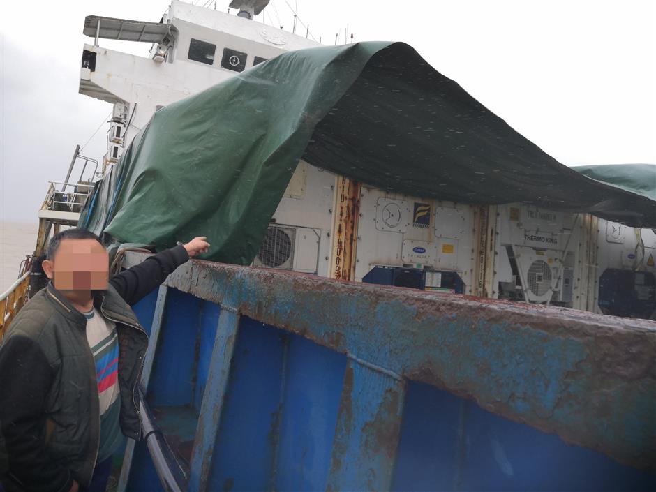 Coast Guard seizes ship smuggling goods and garbage