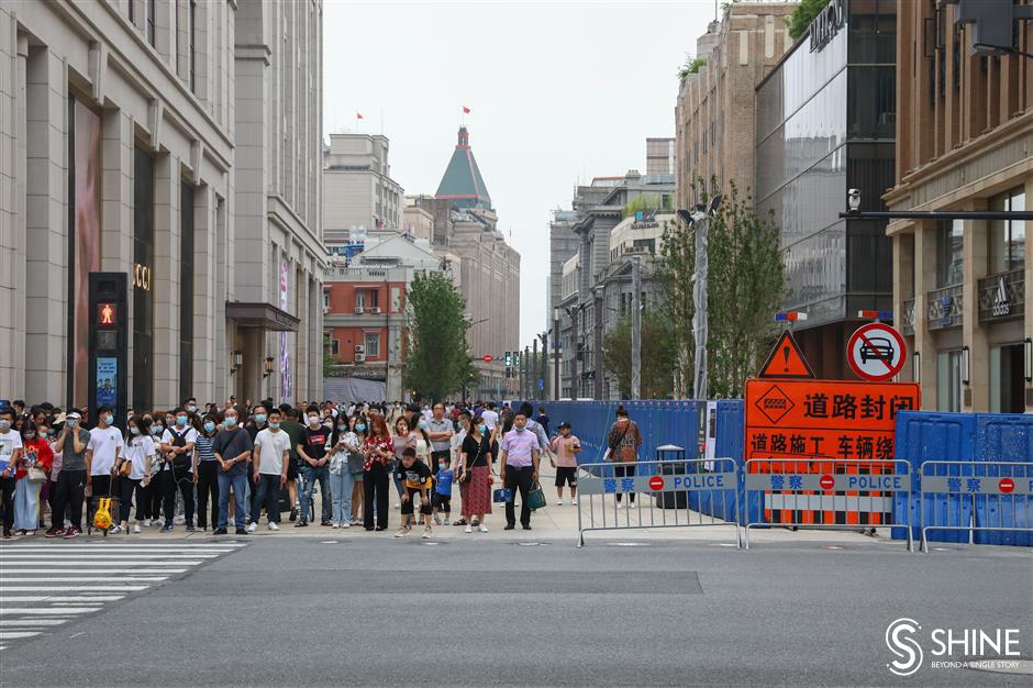 World-class shopping street nears completion