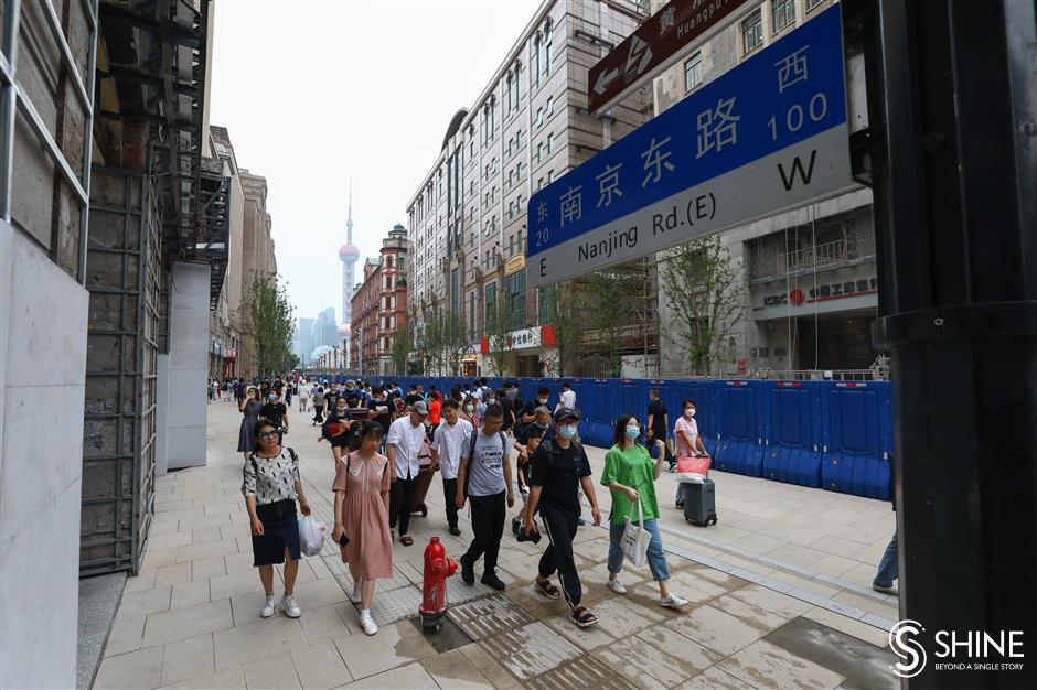 World-class shopping street nears completion