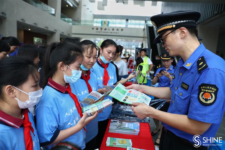 Public praise for urban management in city