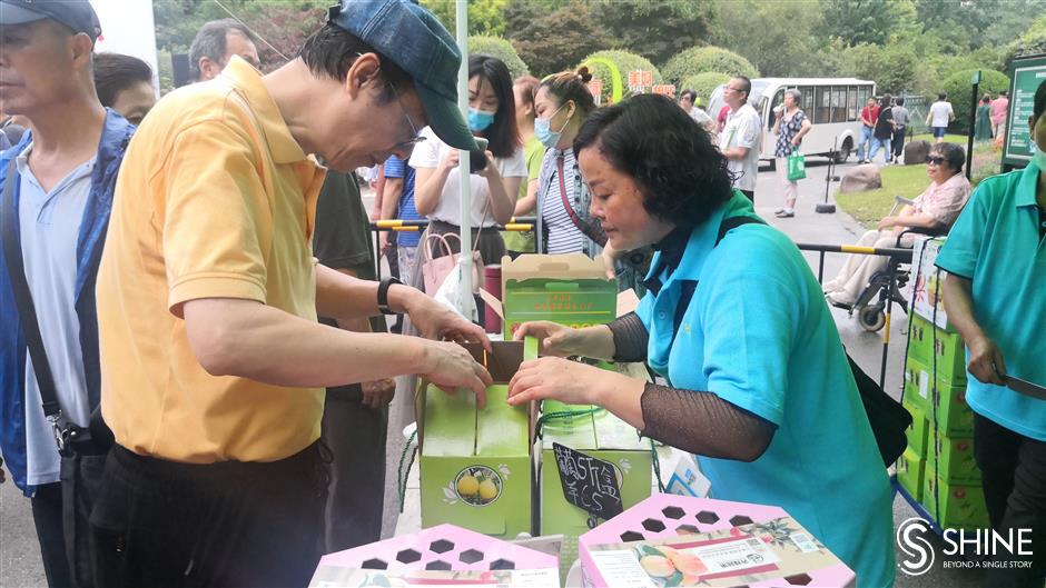 Best of countryside's summer fruit on sale in city parks