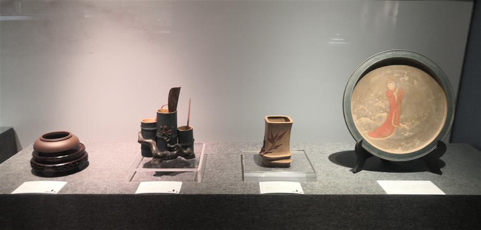 Zisha teaware on exhibit at Hangzhou kiln museum