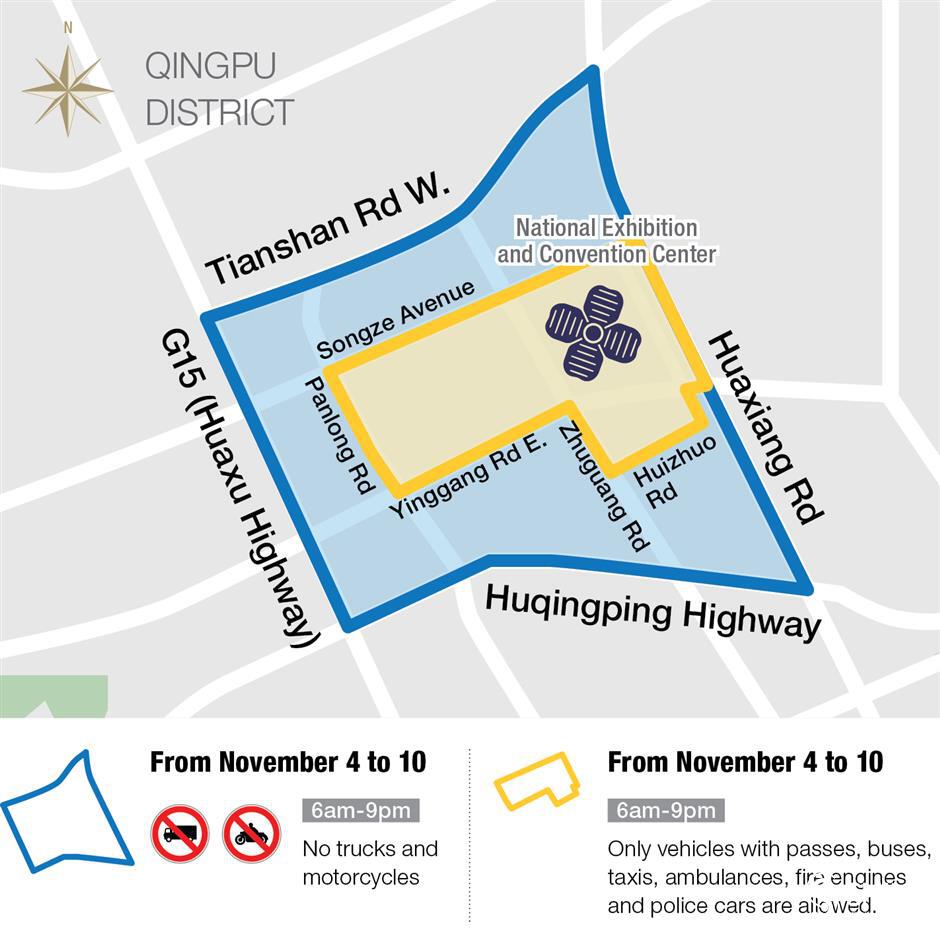 Import expo traffic restrictions announced