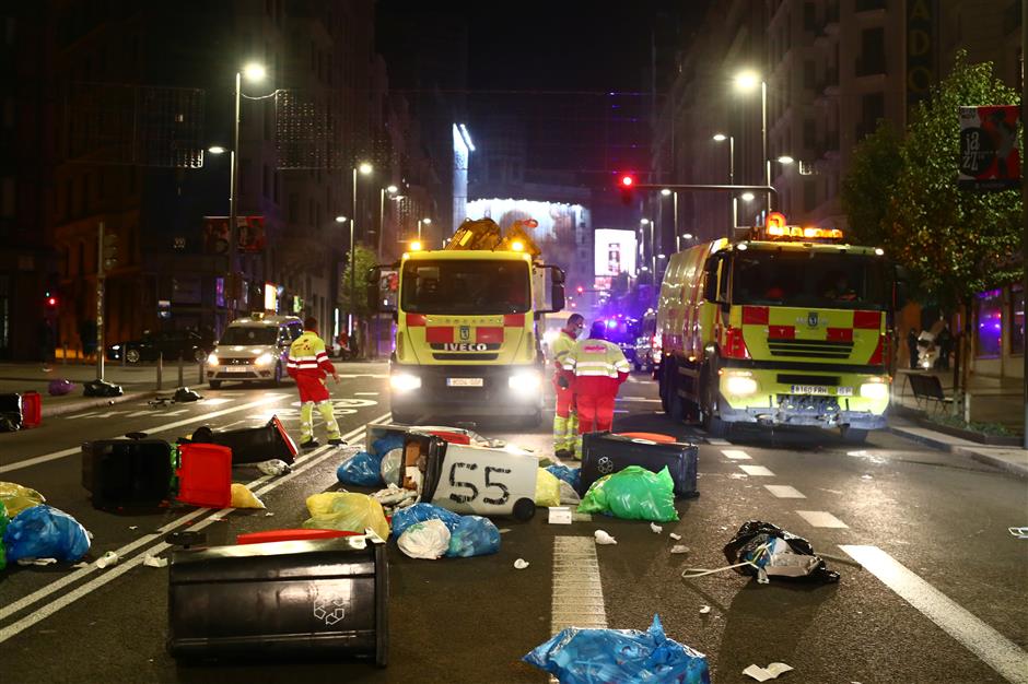 Violent COVID-19 demonstrations rock Spain