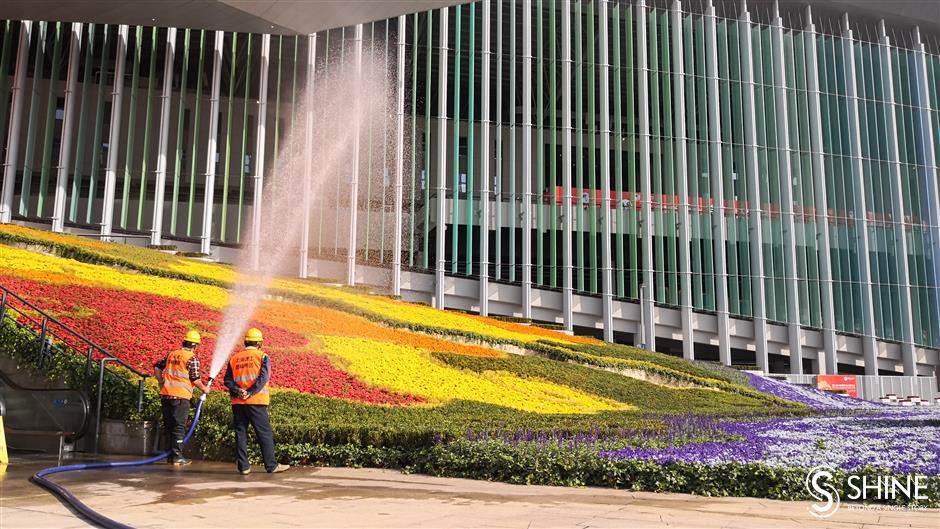 Import expo venue awash with natural color