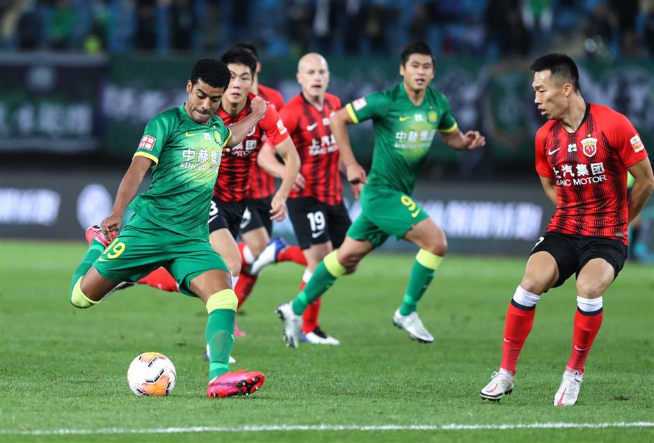 Draw sees Guoan pip SIPG to third place in CSL