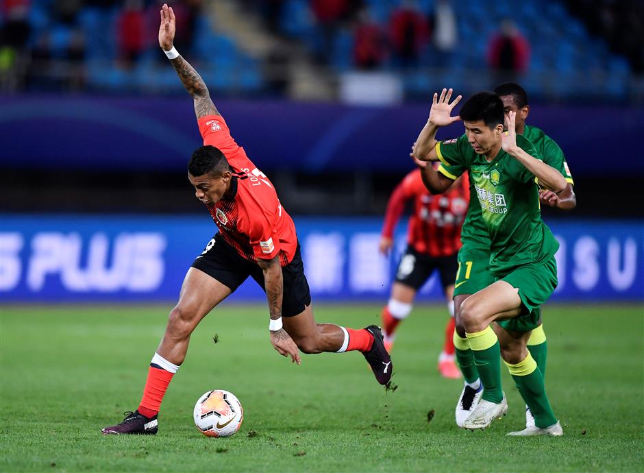 Draw sees Guoan pip SIPG to third place in CSL