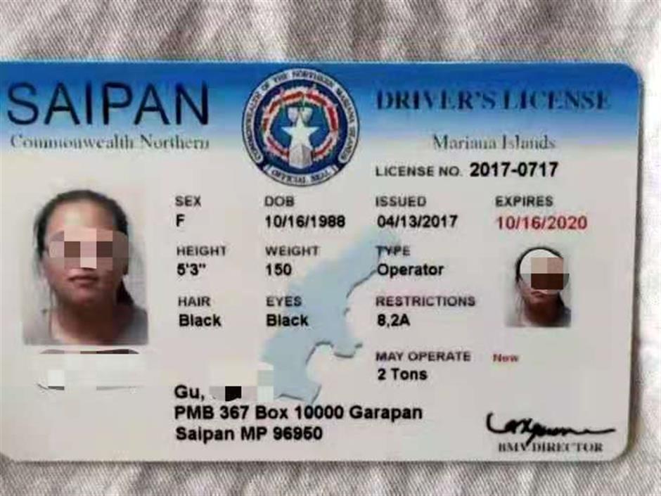 Driver with foreign driving license detained