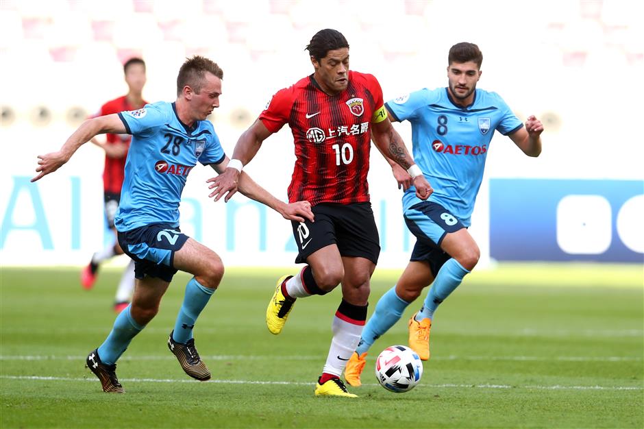 Shanghai SIPG extends Sydneys winless run in ACL