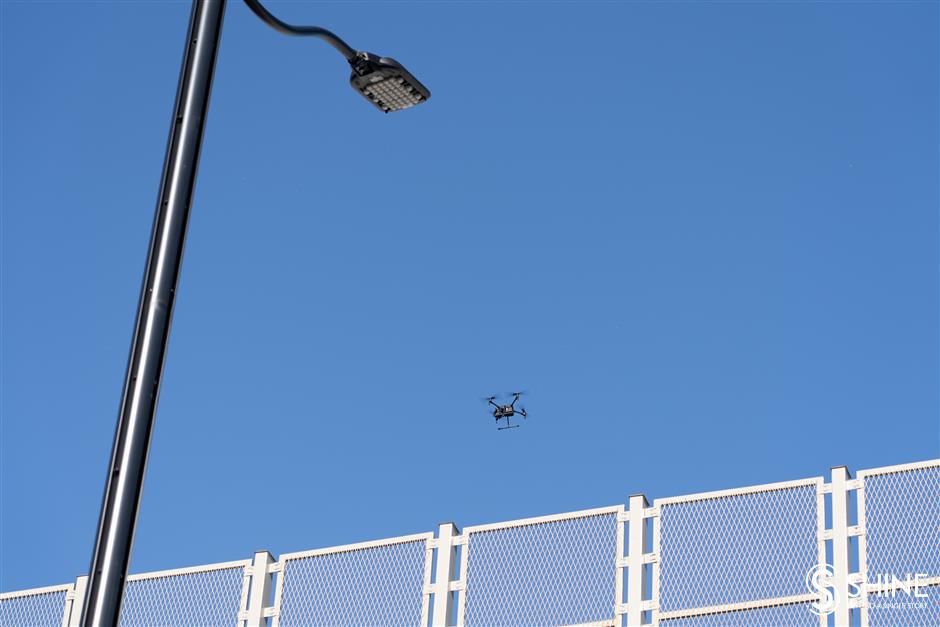 Police use drone in checking roads for ice