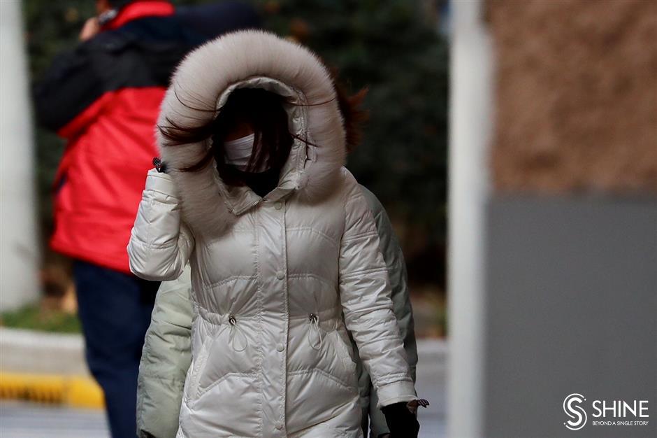 Shanghai raises cold wave alert to orange