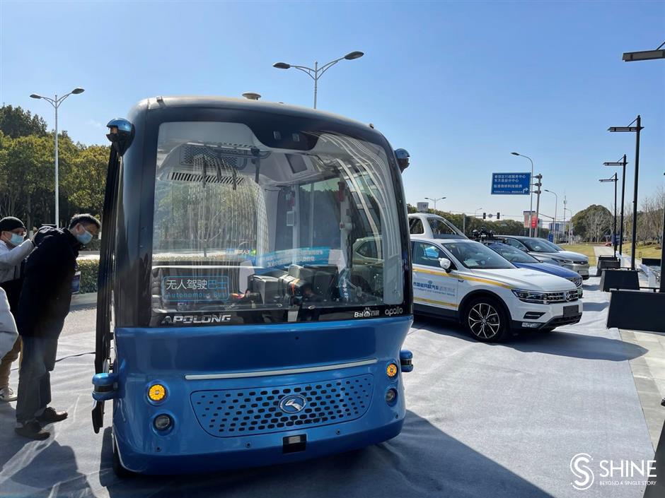 Self-driving in top gear at Fengxian testing zone