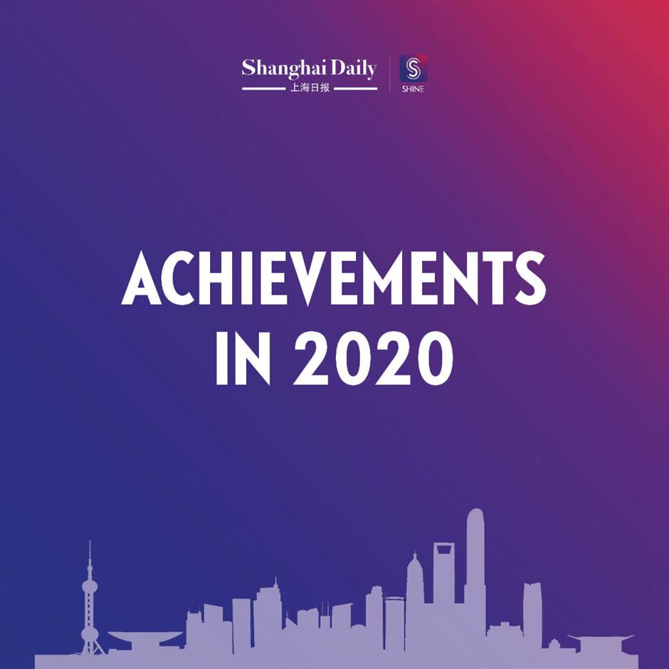 A quick glance of Shanghais achievements in 2020 and targets in 2021