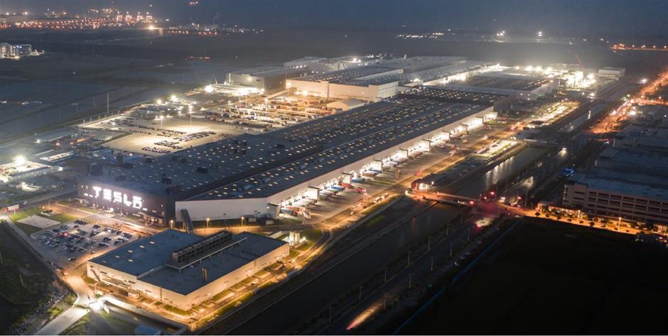 Teslas Shanghai Gigafactory close to full capacity