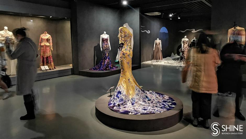 Tradition looms large at fashion exhibition