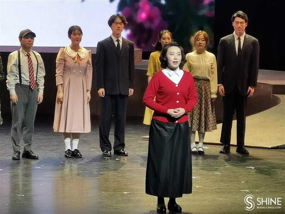 Life of Fudan Universitys former president Xie Xide on stage