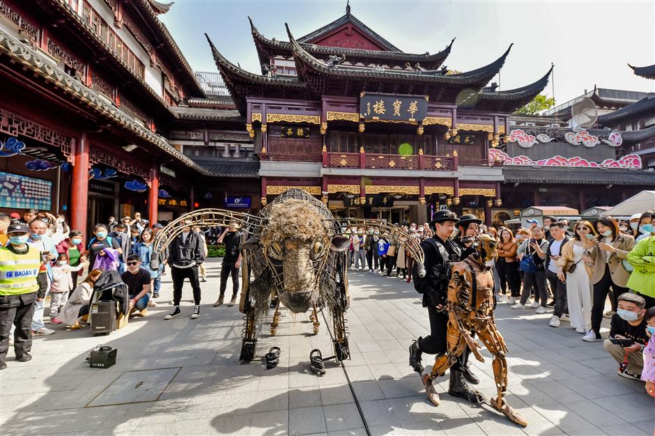 Yuyuan Garden has culture and arts festival down to a tea