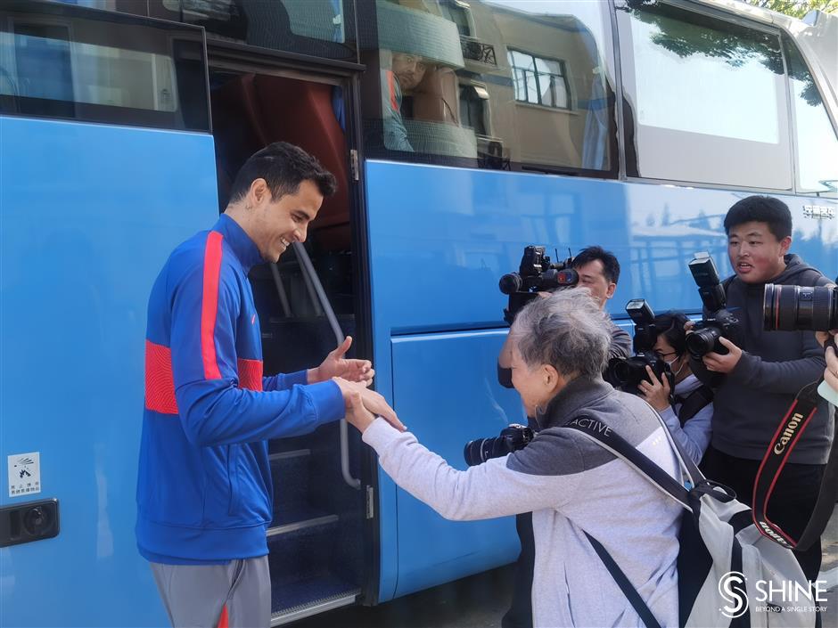 Shanghai Shenhua gets ready for new CSL season