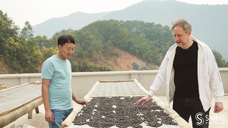 Farms in remote mountains fill Shanghais coffee cups