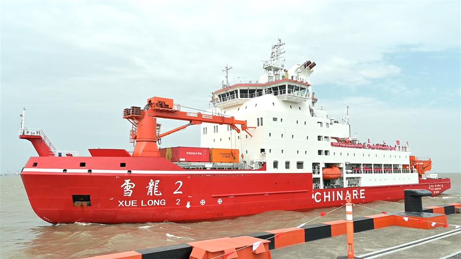 First Chinese-built icebreaker returns from long Antarctic voyage