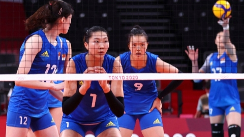 China women's volleyball team loses again in Olympic preliminaries