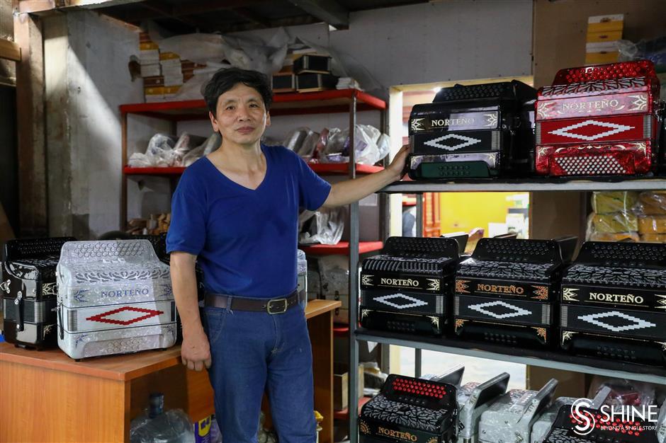 Accordion maker subsists in squeezed industry