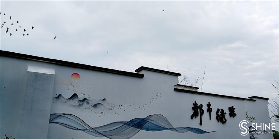 City's artistic wall paintings now seen in rural villages