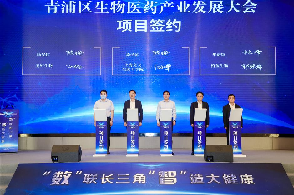 Qingpu unveils ambitious pharma development plans