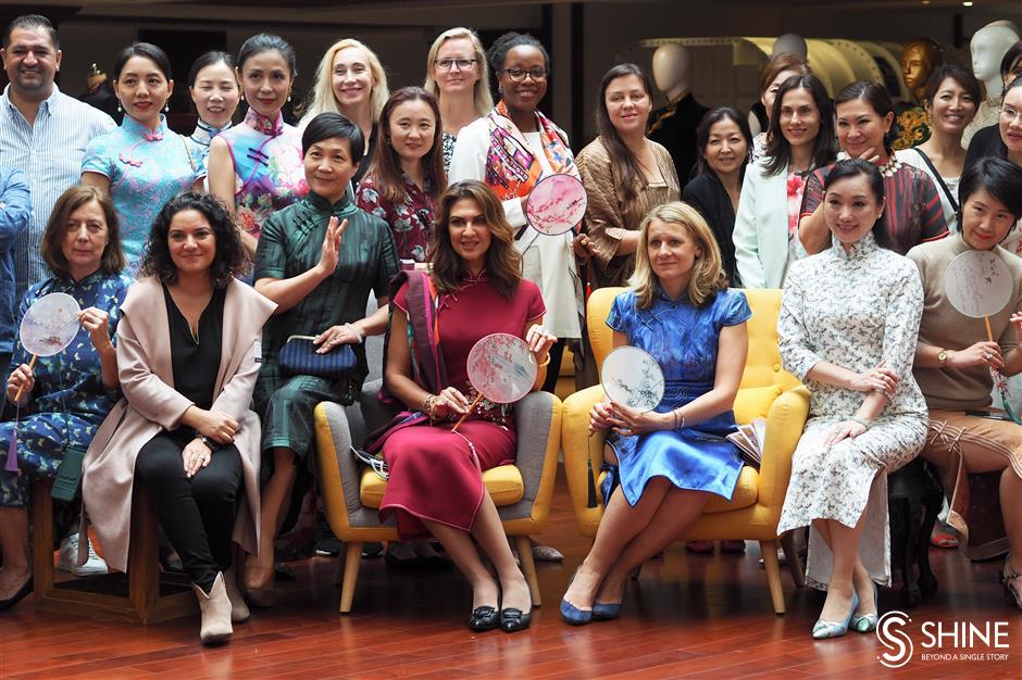 Consular spouses get a close look at <i>qipao</i> culture