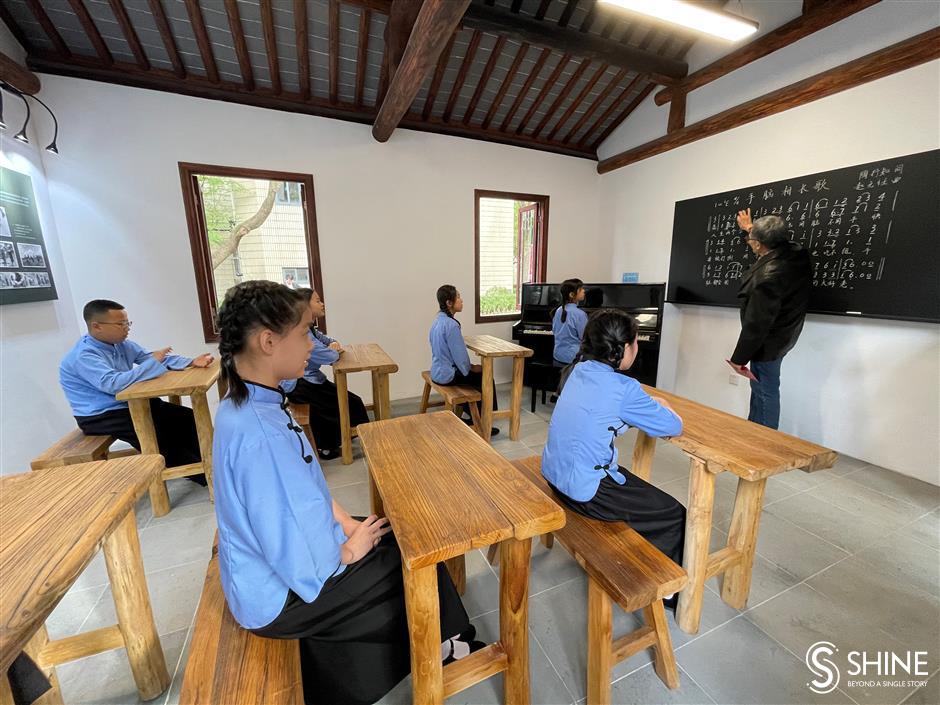 Historical school building founded by dedicated educator restored