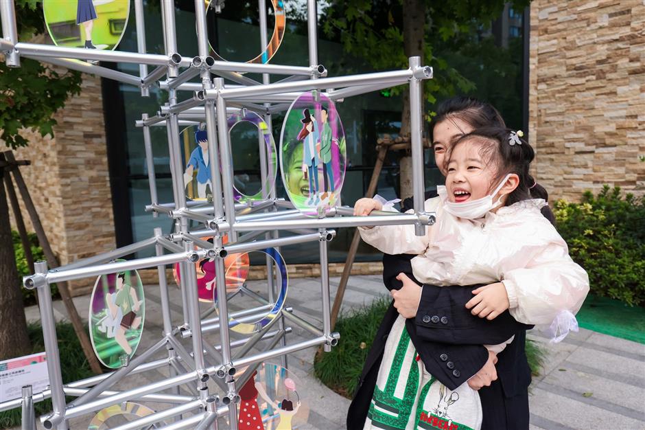 Art installations help create a 15-minute circle of community life