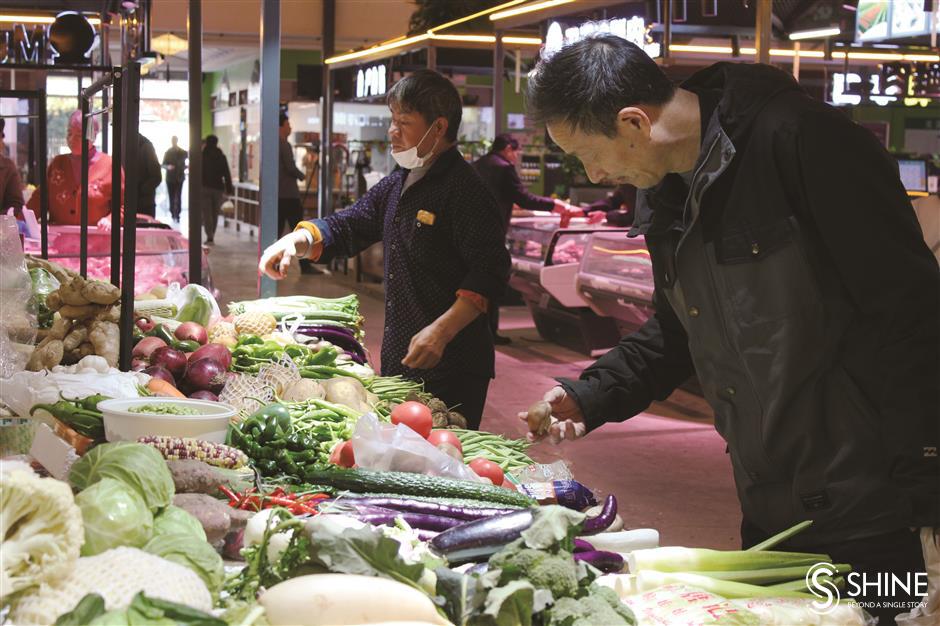 Wet market big hit in Songjiang University Town