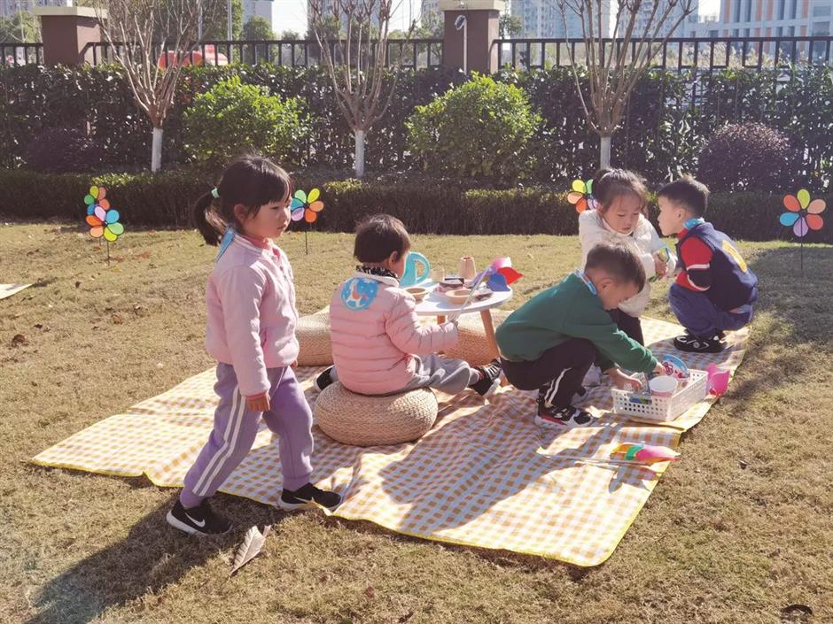 Daycare service expands for young kids in Qingpu