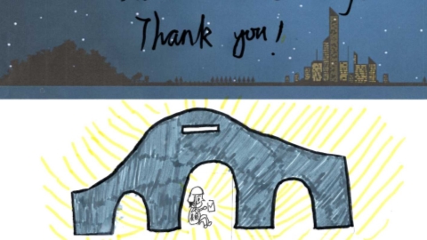 International school students use artwork to thank deliverymen - Vimarsana News