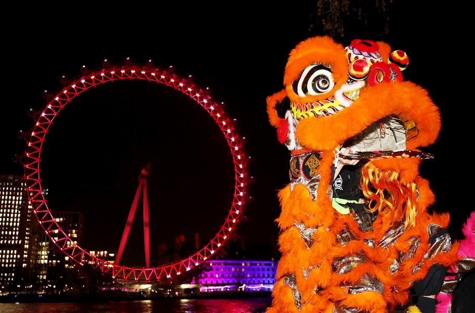 Lunar New Year observed around world with illuminated landmarks, events