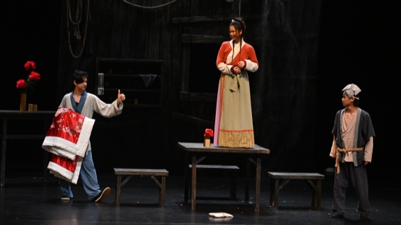 Students act out their own 'peach blossom land' in heart - Vimarsana News