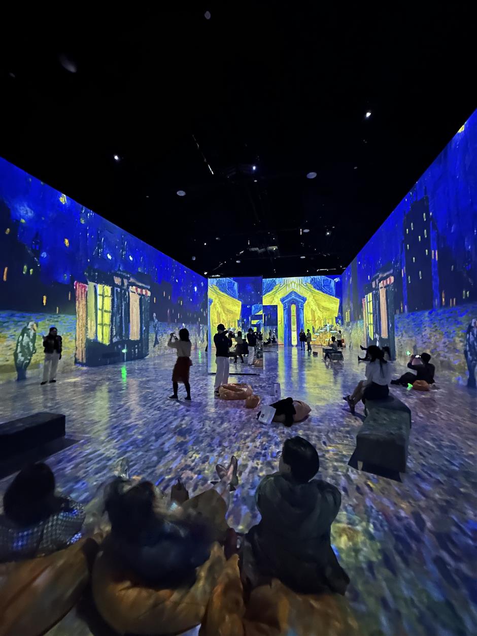 Step into the artistic world of Vincent van Gogh with latest light and shadow exhibition