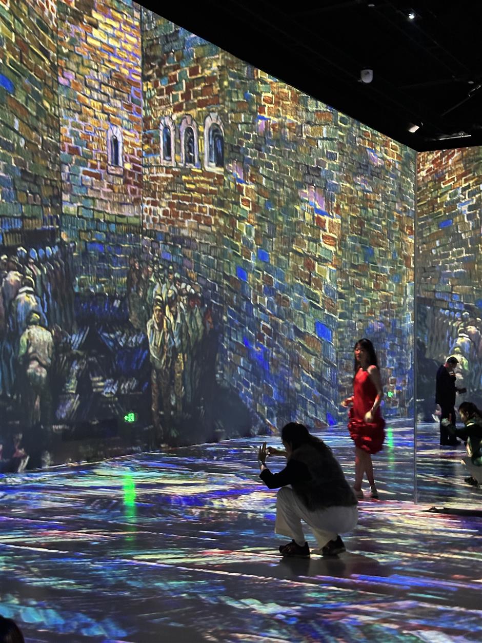 Step into the artistic world of Vincent van Gogh with latest light and shadow exhibition