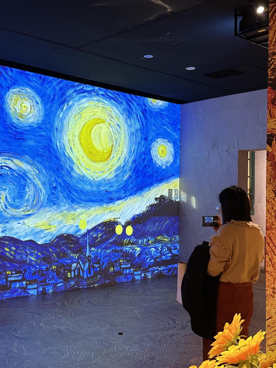 Step into the artistic world of Vincent van Gogh with latest light and shadow exhibition