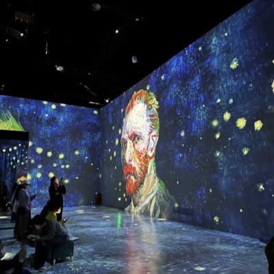 Step into the artistic world of Vincent van Gogh with latest light and shadow exhibition